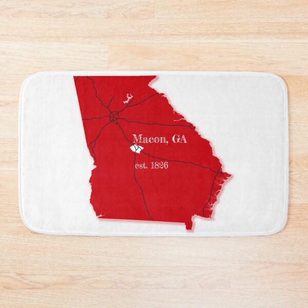 Item preview, Macon, GA [Red] designed and sold by PhilbonianDezin.