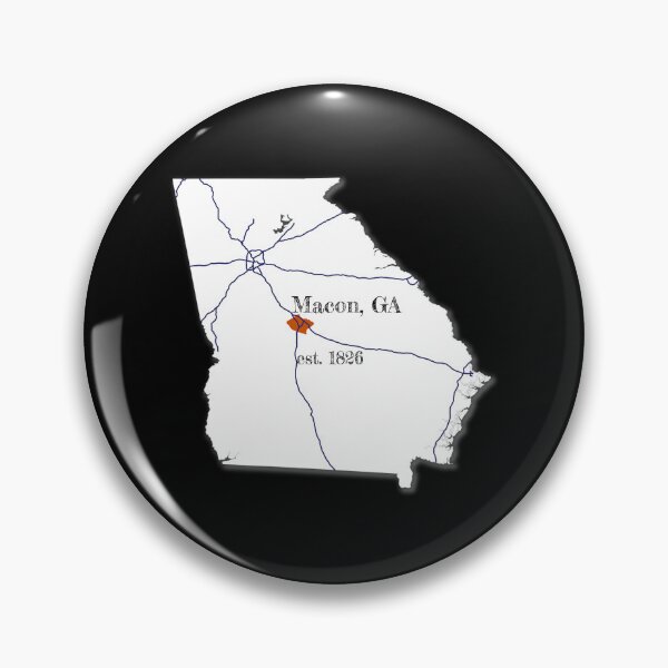 Item preview, Macon, GA [White] designed and sold by PhilbonianDezin.