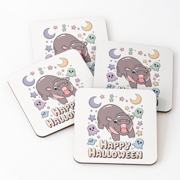 Item preview,  Cute cartoon Moodeng, pygmy hippo Happy  halloween model.227682 , brafdesign designed and sold by Brafdesign.