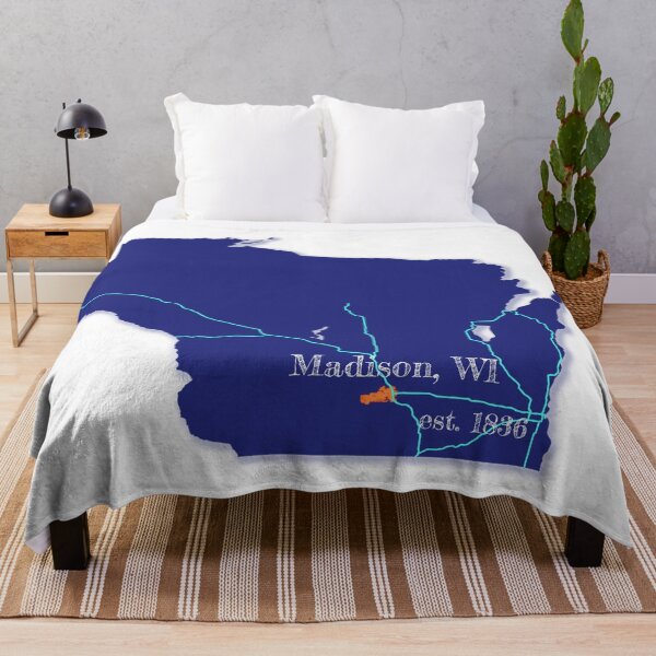 Item preview, Madison, WI [Blue] designed and sold by PhilbonianDezin.