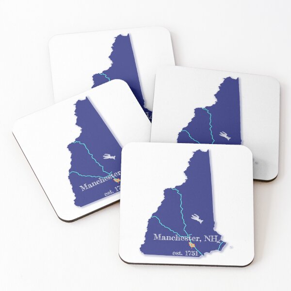 Item preview, Manchester, NH [Blue] designed and sold by PhilbonianDezin.