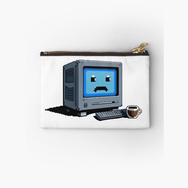 Item preview, Sad Pixel Computer – Blue Screen & Coffee | Lo-Fi Aesthetic Art designed and sold by OOctopusStore.