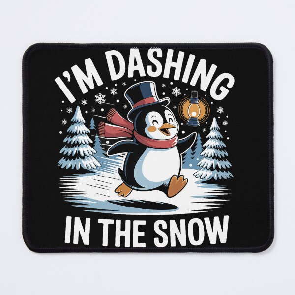 Item preview, I’m Dashing in the Snow – Funny Penguin Holiday Design designed and sold by Sublime Studio graphics.
