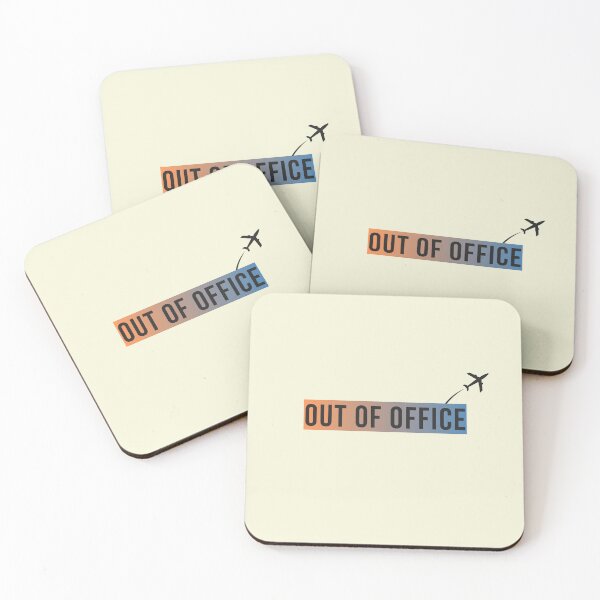 Item preview, Out of Office – Minimalist Escape Statement Design designed and sold by PrescribedPeace.
