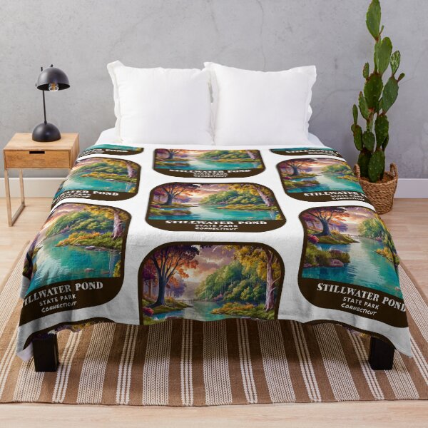 Item preview, Vintage Stillwater Pond State Park (Connecticut State Park) designed and sold by RabbitK.
