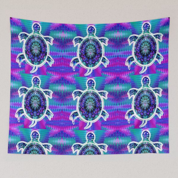 Item preview, Tie Dye Turtle designed and sold by AuroraXGreen.