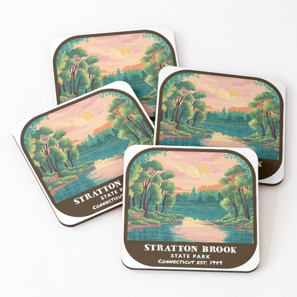 Item preview, Vintage Stratton Brook State Park (Connecticut State Park) designed and sold by RabbitK.