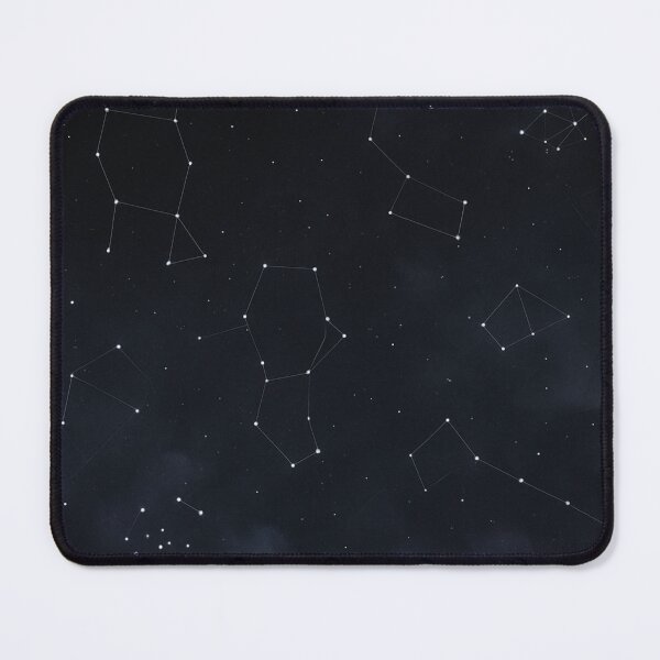 Item preview,  seamless art pattern with slow colour gradient of black night sky with stars and constellations designed and sold by optimusprime39.