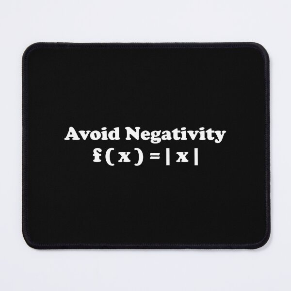 Item preview, Funny Math - Avoid Negativity on Math Equation designed and sold by xhearalisa.