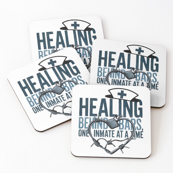 Item preview, Healing Behind Bars - Correctional Nurse  designed and sold by CuteDesignables.