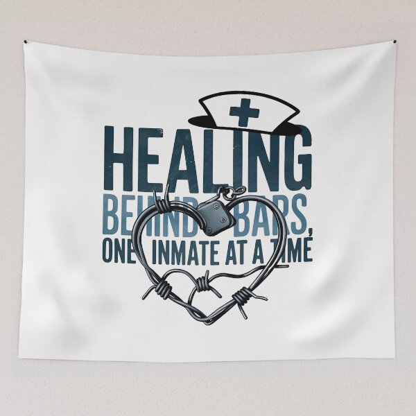 Item preview, Healing Behind Bars - Correctional Nurse  designed and sold by CuteDesignables.