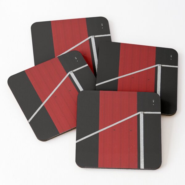 Item preview, railing on red and black wall designed and sold by Nikolay Semyonov.