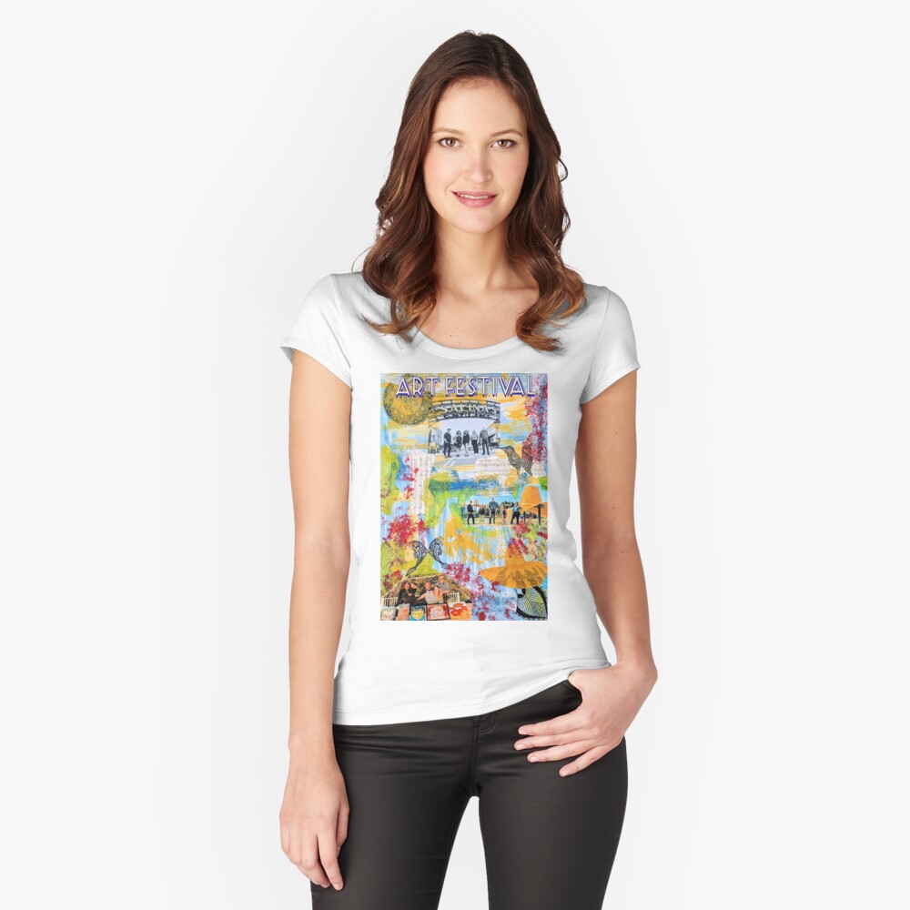 Item preview, Fitted Scoop T-Shirt designed and sold by Ladyinthemitten.
