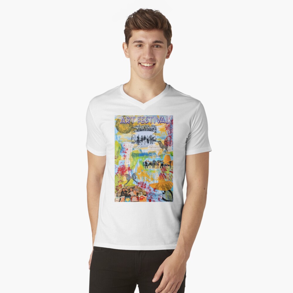 Item preview, V-Neck T-Shirt designed and sold by Ladyinthemitten.