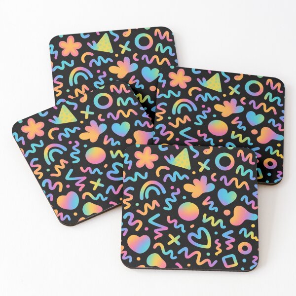 Item preview, Seamless abstract  neon doodle pattern designed and sold by optimusprime39.