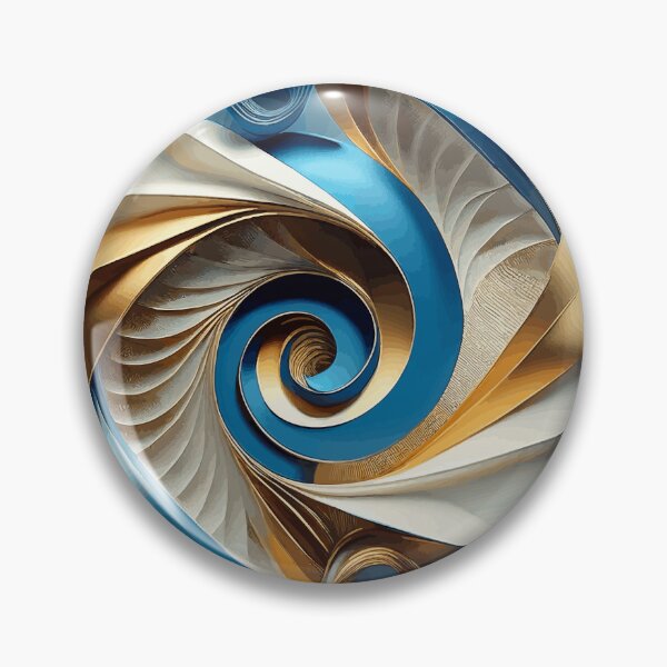Item preview, Colorful Abstract Fibonacci Art 17 designed and sold by Vicky Brago-Mitchell®.