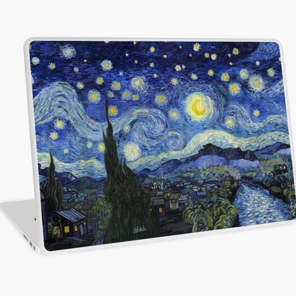 The Starry Night Panorama Laptop Skin