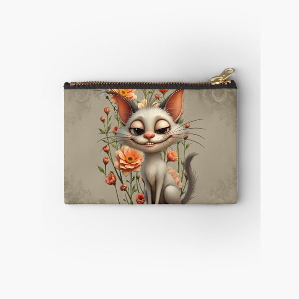 Item preview, The mischievous cat Melodie and the floral splendor. designed and sold by nicky2342.