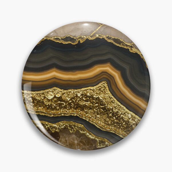 Item preview, Golden Drift: Amber Agate Layers designed and sold by GemShimmerCo.