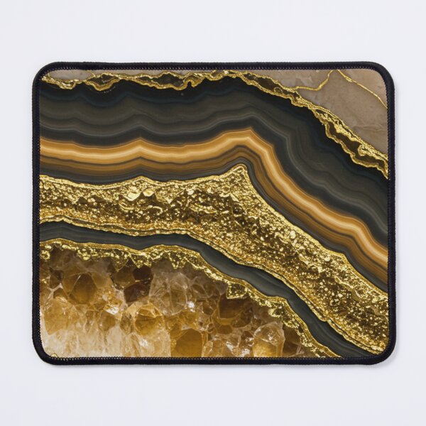 Item preview, Golden Drift: Amber Agate Layers designed and sold by GemShimmerCo.