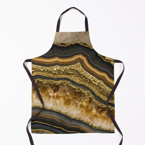 Item preview, Golden Drift: Amber Agate Layers designed and sold by GemShimmerCo.