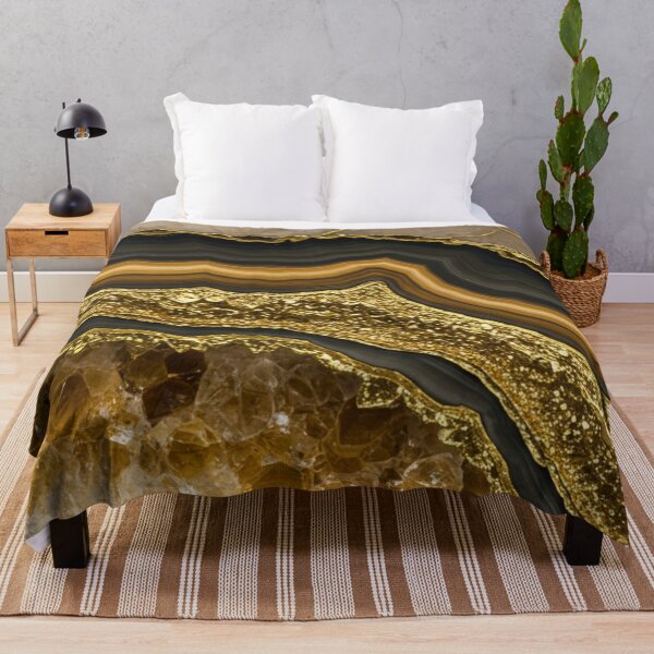 Item preview, Golden Drift: Amber Agate Layers designed and sold by GemShimmerCo.