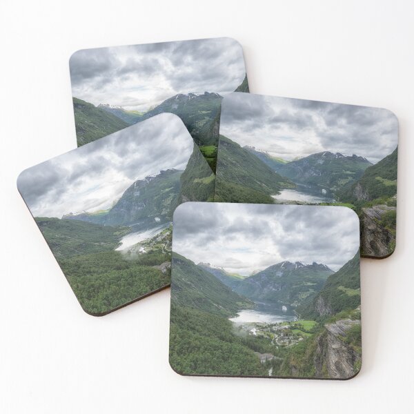Item preview, Geiranger fjord from Flydalsjuvet designed and sold by aaronchoi.