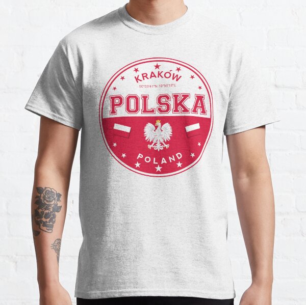 Poland, Krakow, Polska, Polish city, Poland sticker, circle Classic T-Shirt