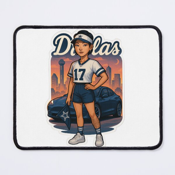 Item preview, Dallas Cowboys Female Fan Dallas at Dusk designed and sold by CoachEkong.