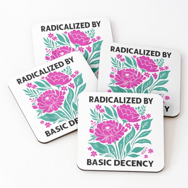 Item preview, Radicalized By Basic Decency Floral Womens designed and sold by comfortesas.