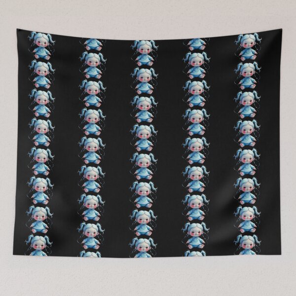 Item preview, Cute Blue Doll designed and sold by Naamaart.