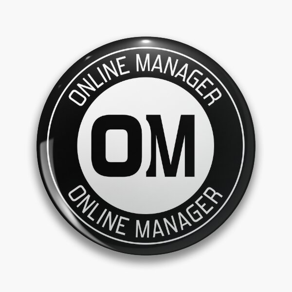 Item preview, OM Full Logo White designed and sold by Online-Manager.