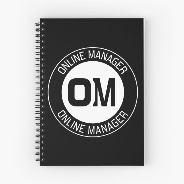 Item preview, OM Full Logo White designed and sold by Online-Manager.