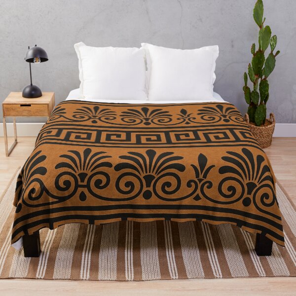 Item preview, Ancient Greek art pattern with traditional meander and palmette motifs designed and sold by optimusprime39.