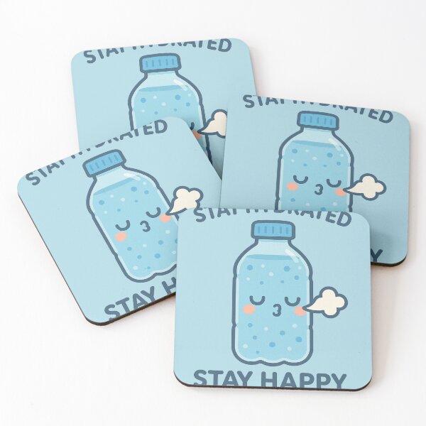 Item preview, Kawaii Hydrated and Happy Bottle designed and sold by EsenciaZen.