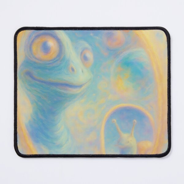Item preview, Snail Portal – Dreamy Pastel Creature Art designed and sold by GummyShelf.