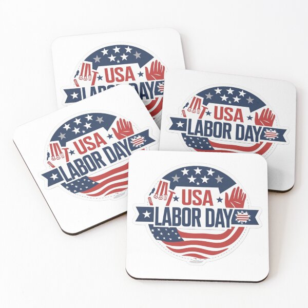 Item preview, Happy Labor Day USA - Patriotic Sticker for Workers designed and sold by earthanda.