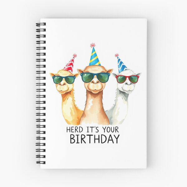 Item preview, Herd It's Your Birthday cute kawaii meme gift balloons cow camel designed and sold by CheeseBlueprint.