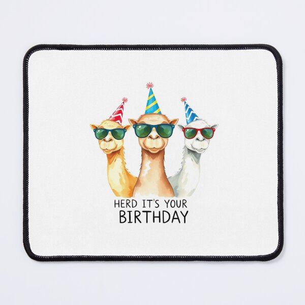 Item preview, Herd It's Your Birthday cute kawaii meme gift balloons cow camel designed and sold by CheeseBlueprint.
