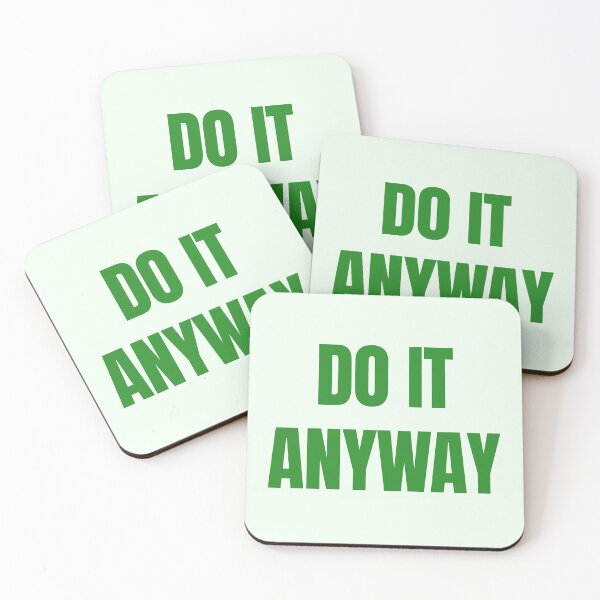 Item preview, Do It Anyway – Forest Green Quote for Strength and Nature Lovers designed and sold by thoratsdesign.