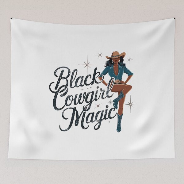 Item preview, Black Cowgirl Magic | Empowerment & Western Pride designed and sold by CuteDesignables.