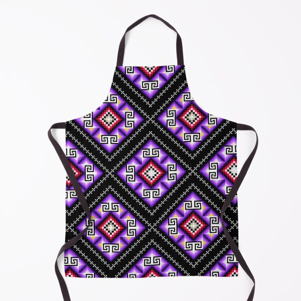 Item preview, Amethyst & Rose Pixel Ethnic Seamless Pattern designed and sold by Khwanchai.