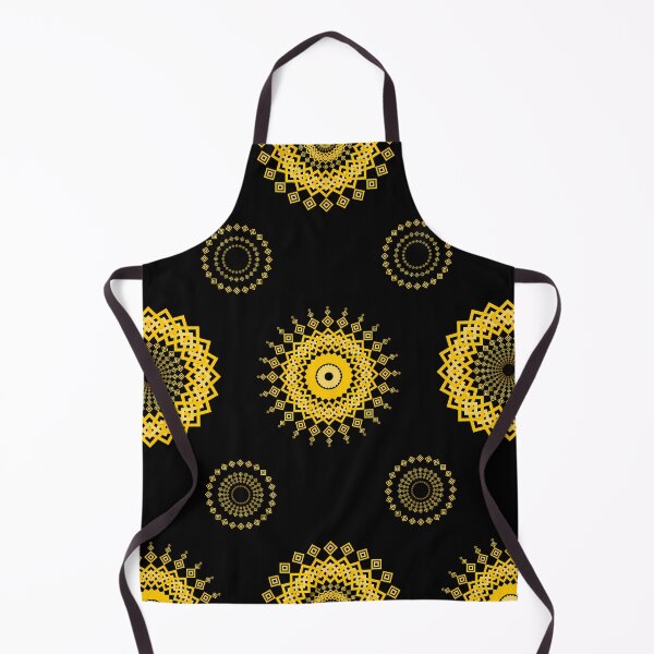 Item preview, Goldenrod Pixel Mandala Ethnic Seamless Pattern designed and sold by Khwanchai.