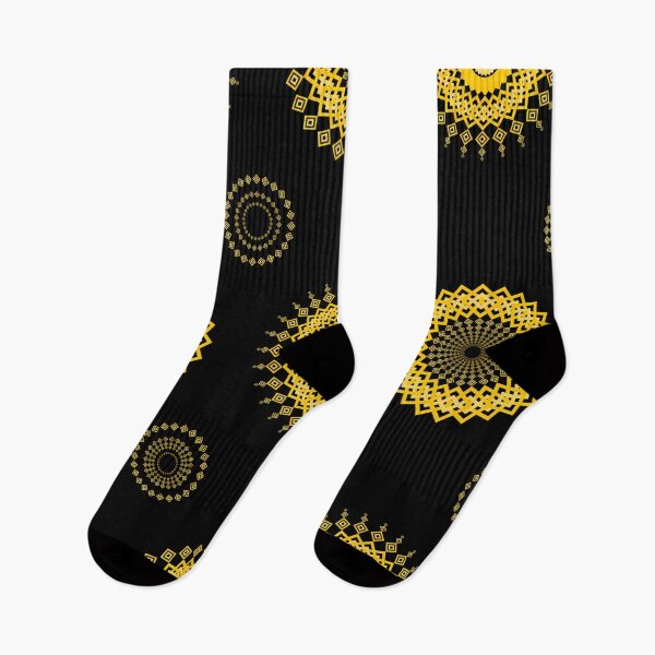 Item preview, Goldenrod Pixel Mandala Ethnic Seamless Pattern designed and sold by Khwanchai.