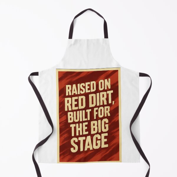 Item preview, College Poster: Raised on Red Dirt, Built for the Big Stage designed and sold by VarsityVibes.