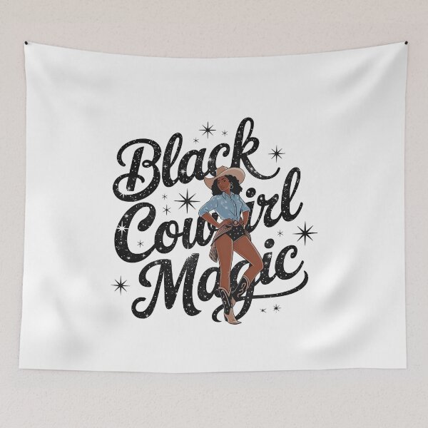 Item preview, Black Cowgirl Magic | Empowerment & Western Pride designed and sold by CuteDesignables.