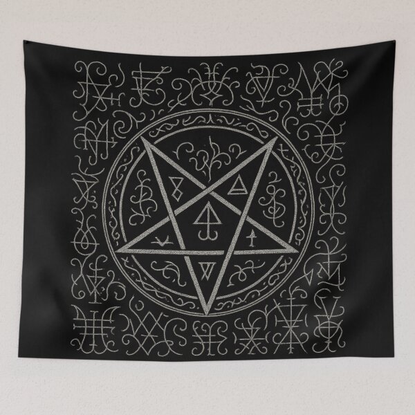 Item preview, Occult  design with pentagram and demon sigils designed and sold by optimusprime39.