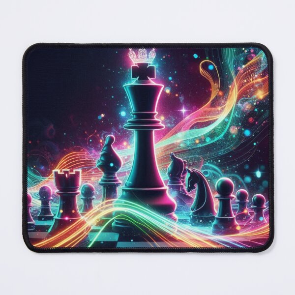 Item preview, Neon Chess: Queen of the Board designed and sold by FantasyPearl.