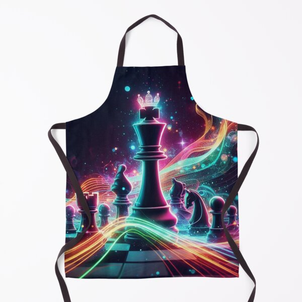 Item preview, Neon Chess: Queen of the Board designed and sold by FantasyPearl.