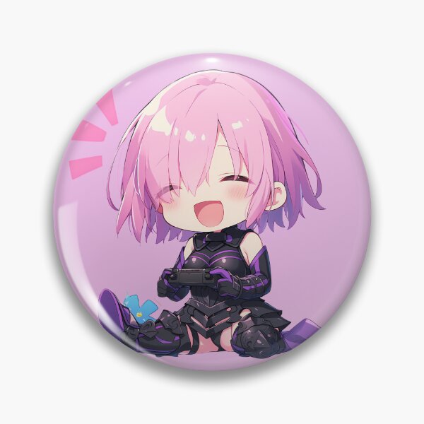 Item preview, Shielder Mash Kyrielight Fate Grand Order Chibi Gaming Guardian designed and sold by mildaclairmo.